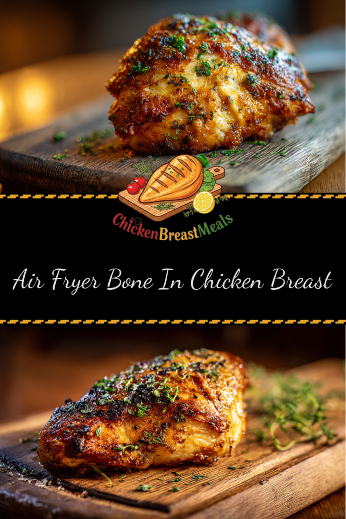 crispy bone in chicken breast air fryer
