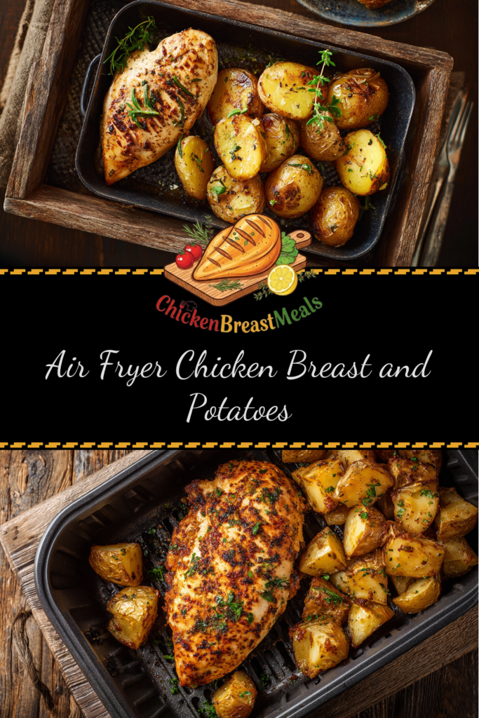 chicken potatoes air fryer tray