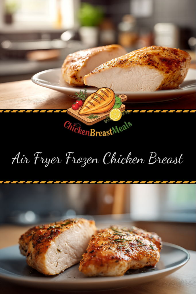 air fryer frozen chicken breast before after