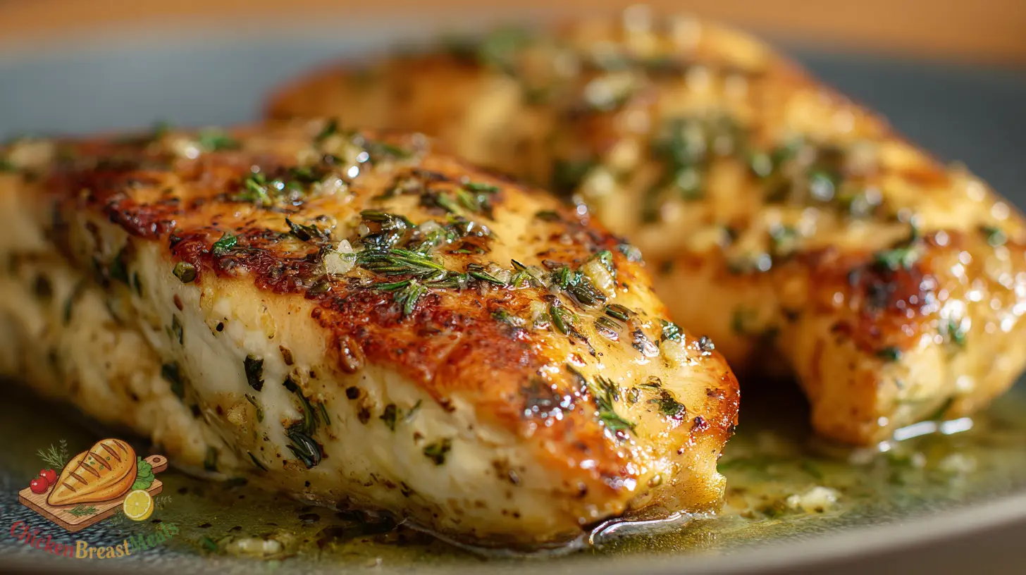 garlic butter chicken breast juicy