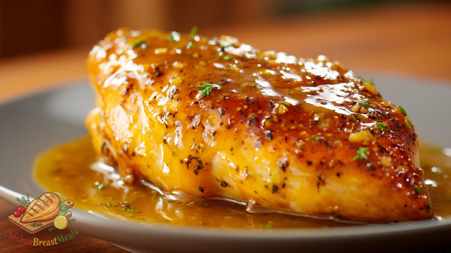 honey mustard chicken glossy