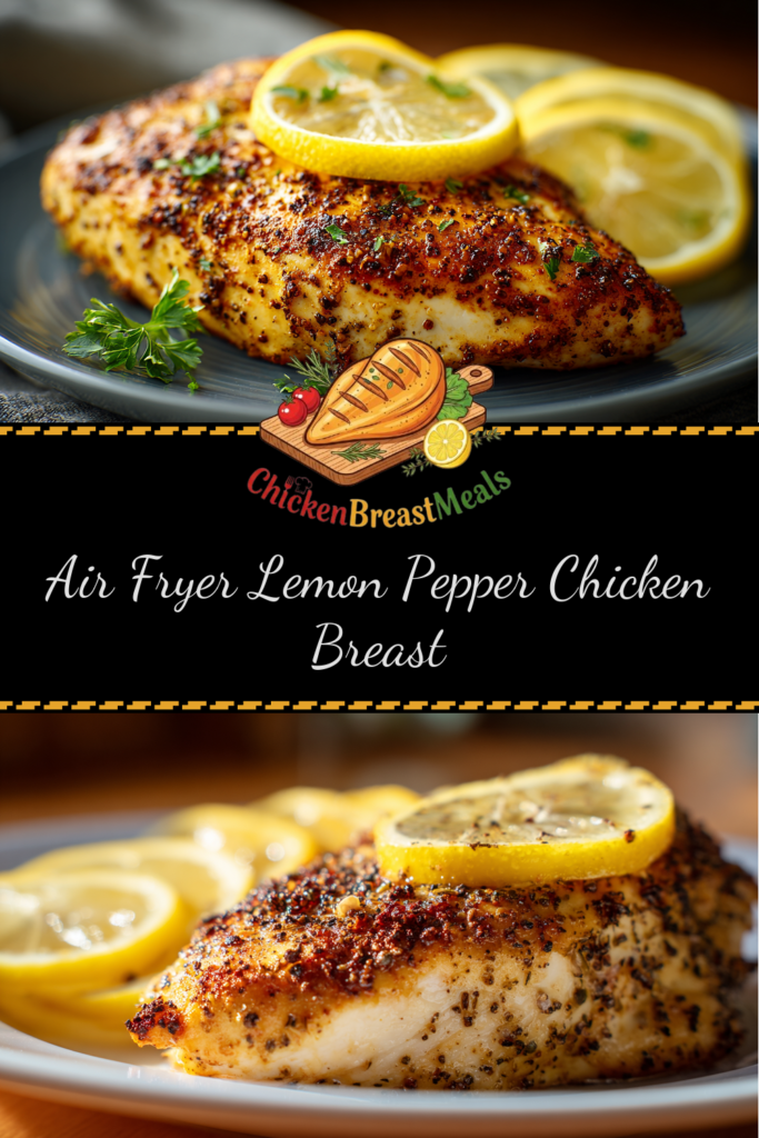 lemon pepper chicken breast plated