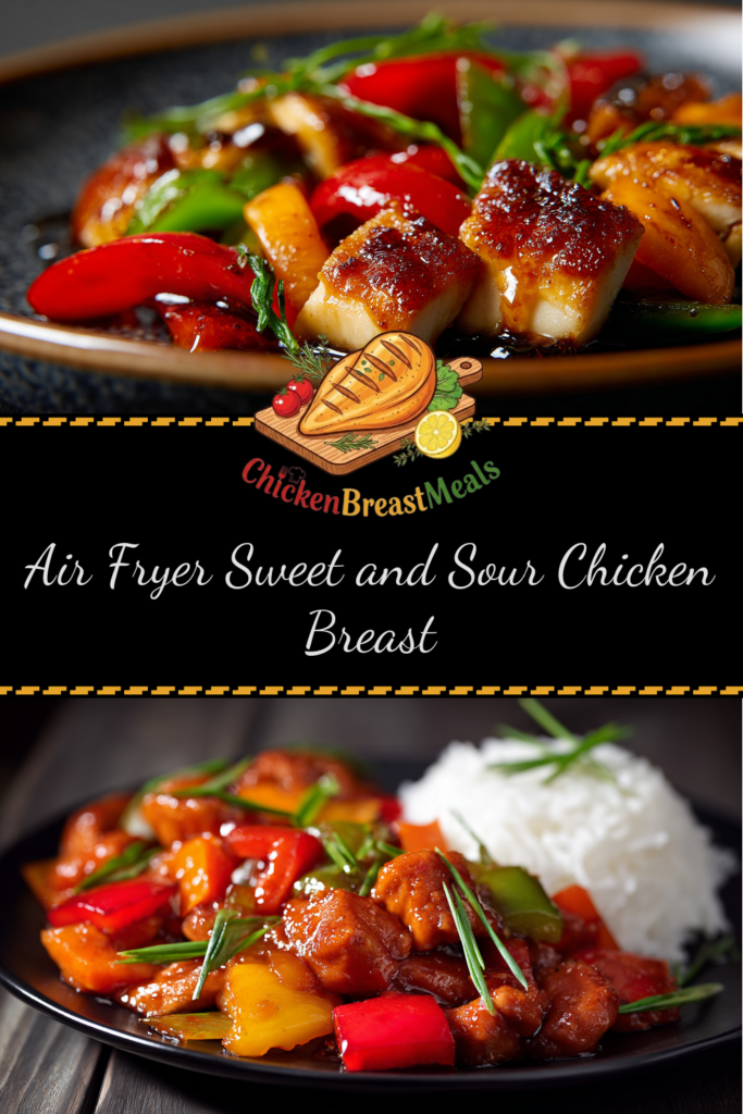sweet sour chicken glossy