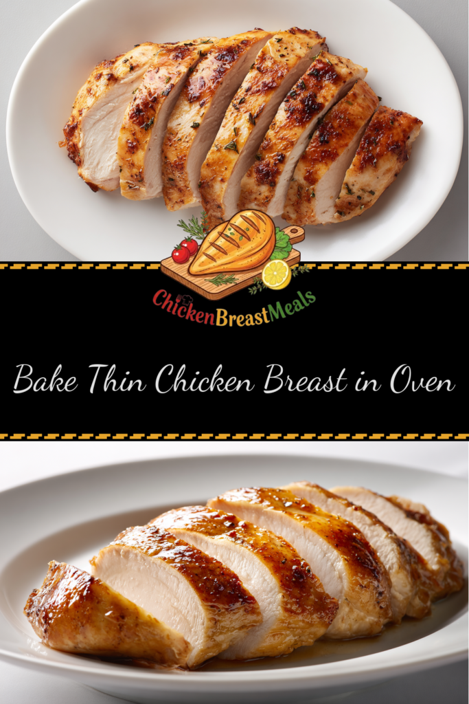 baked thin chicken breast juicy
