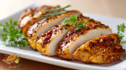 baked thin chicken breast juicy