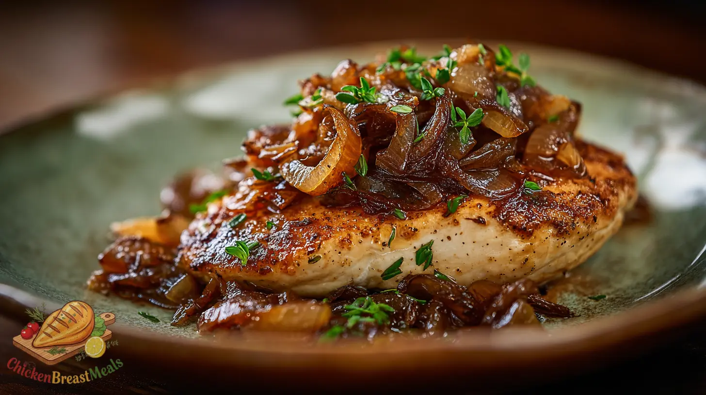 chicken caramelized onions