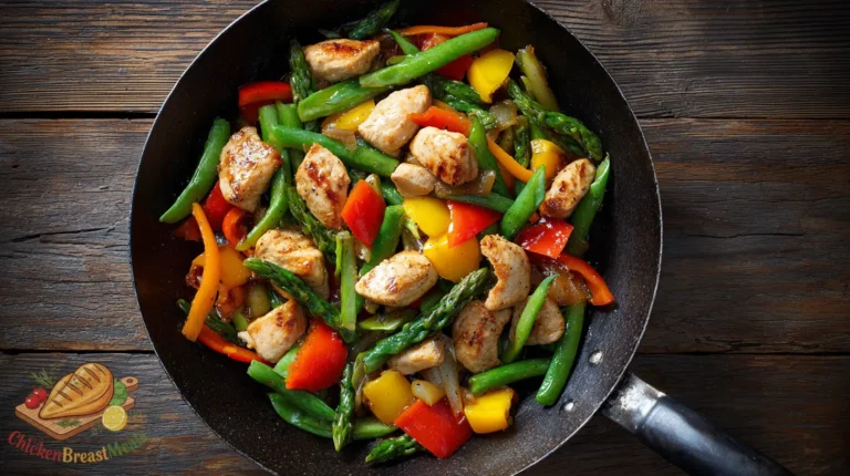 chicken stir fry skillet