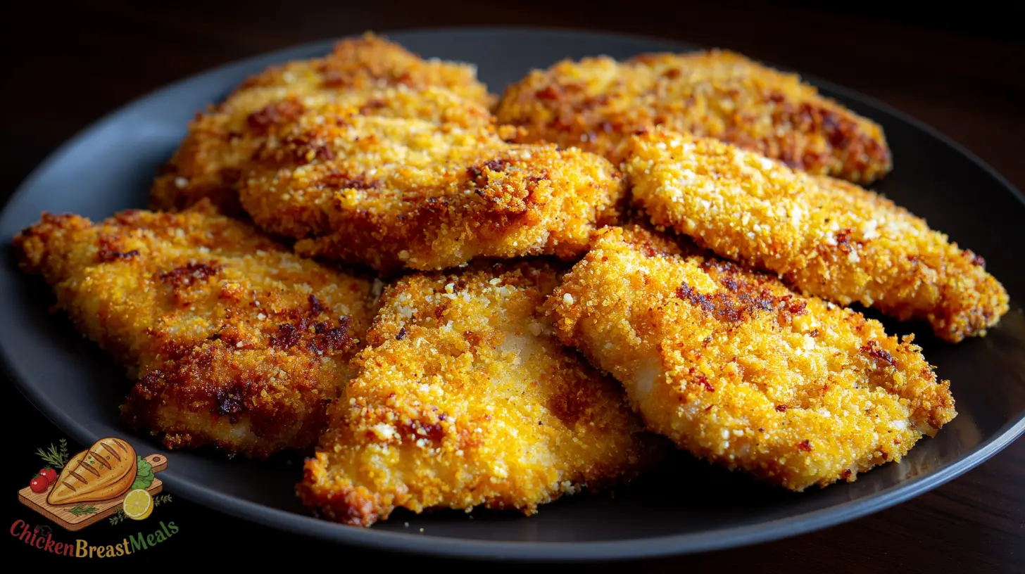 breaded chicken crispy oven