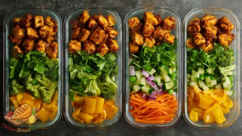 diced chicken meal prep