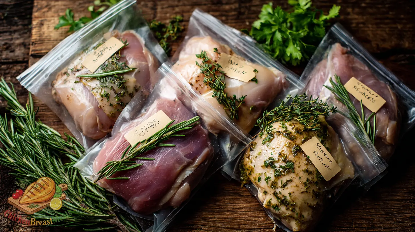 freezer chicken marinade packs