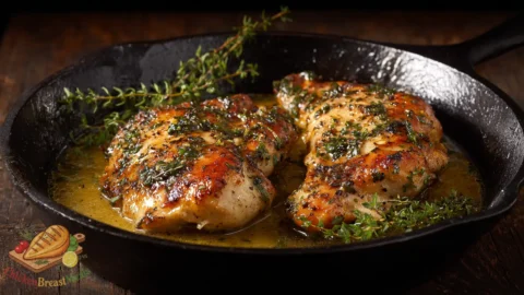 garlic butter chicken skillet