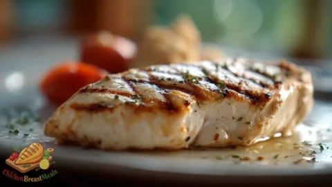 low fat chicken plate