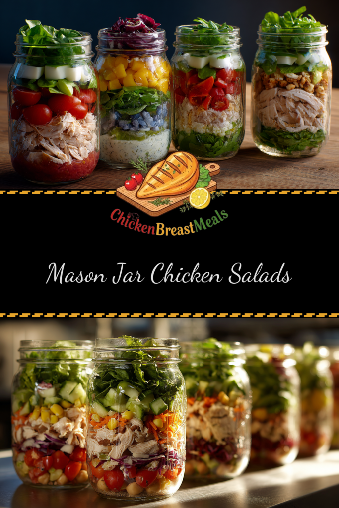 meal prep jar chicken