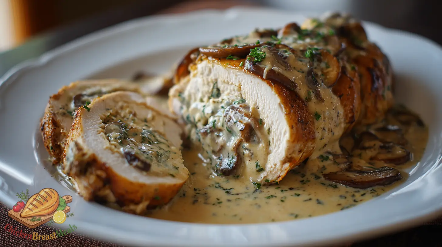 mushroom swiss chicken