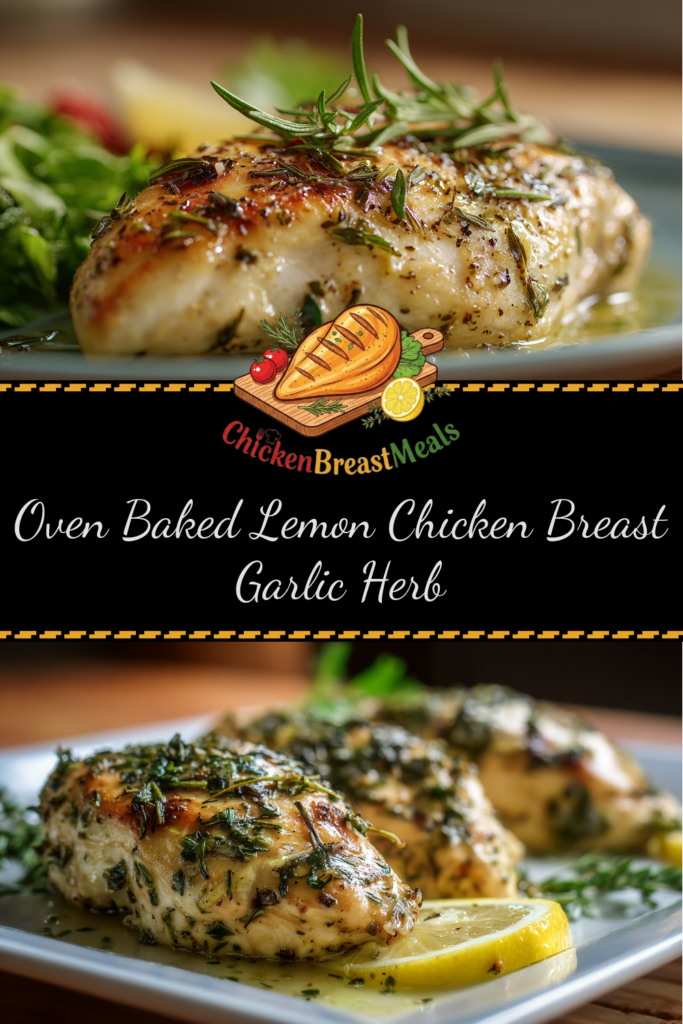 lemon herb chicken breast oven