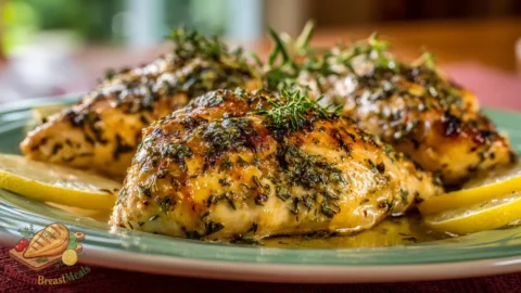 lemon herb chicken breast oven