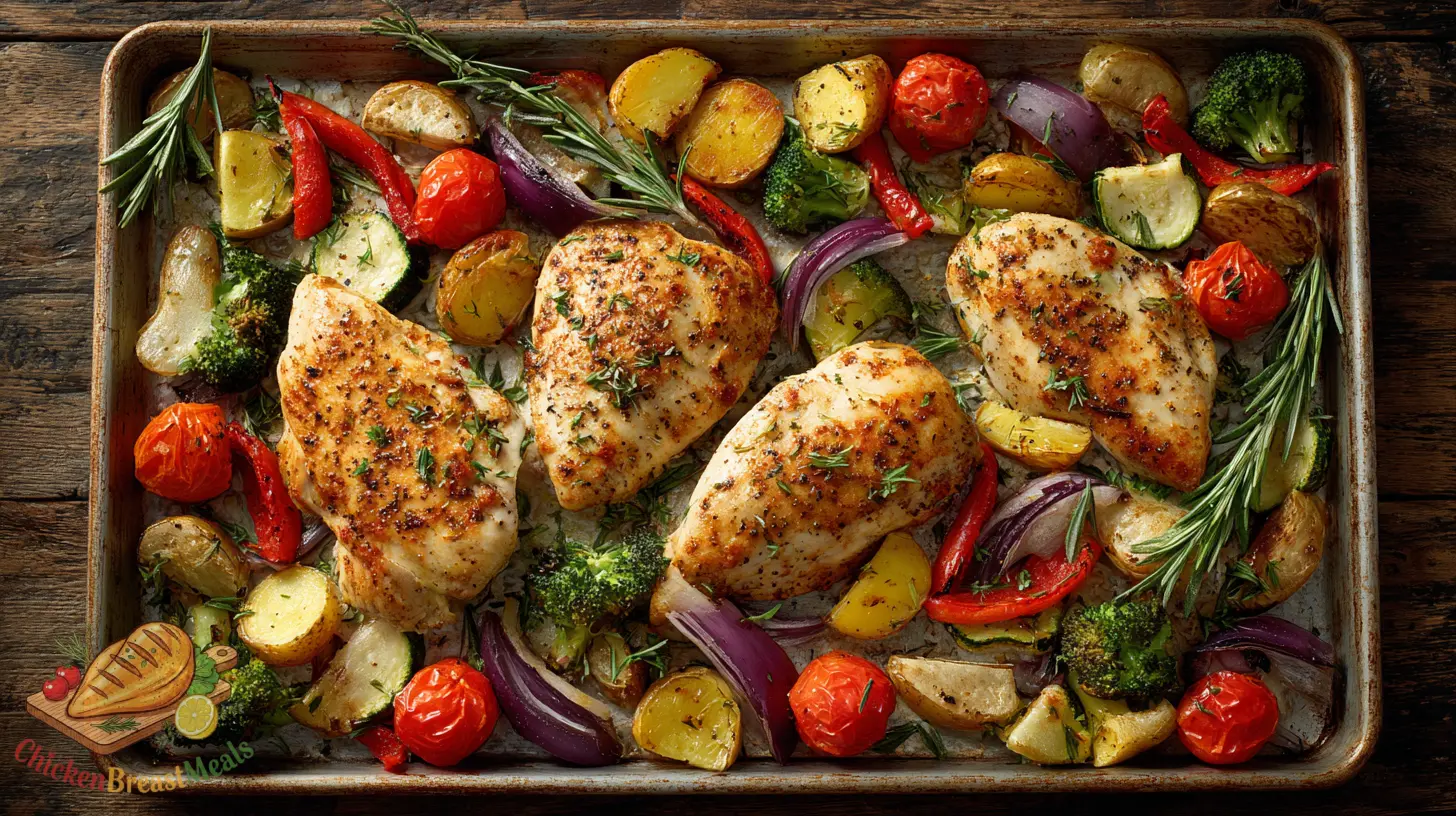 sheet pan chicken veggies