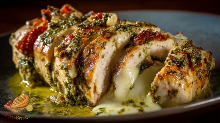 pesto mozzarella chicken
