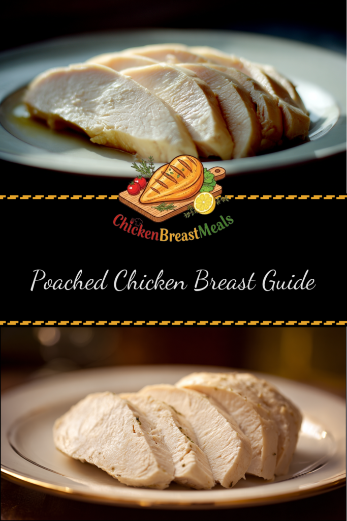 healthy poached chicken