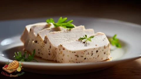 poached chicken breast