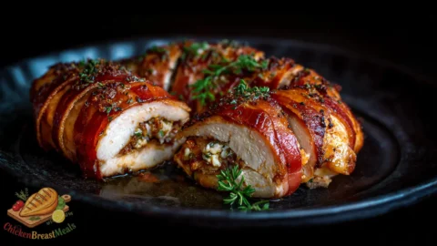 prosciutto wrapped chicken