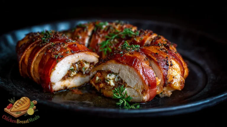 prosciutto wrapped chicken