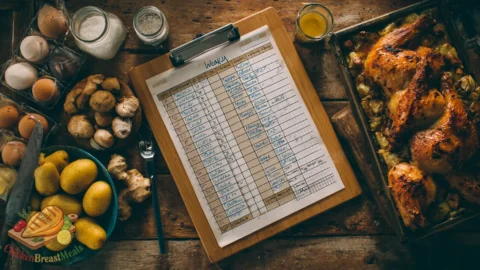 weekly chicken meal plan